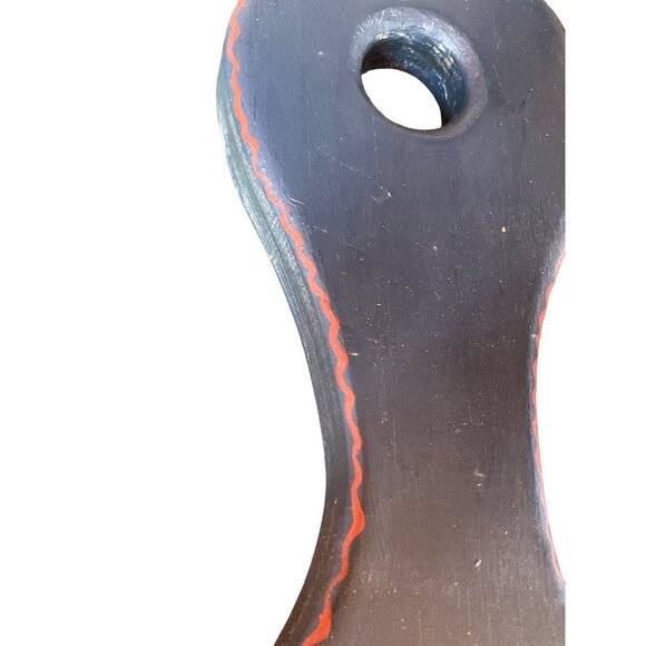 Vintage Hand-Painted Chicken-Themed Decorative Wooden Cutting Board Farm House - Picture 7 of 8